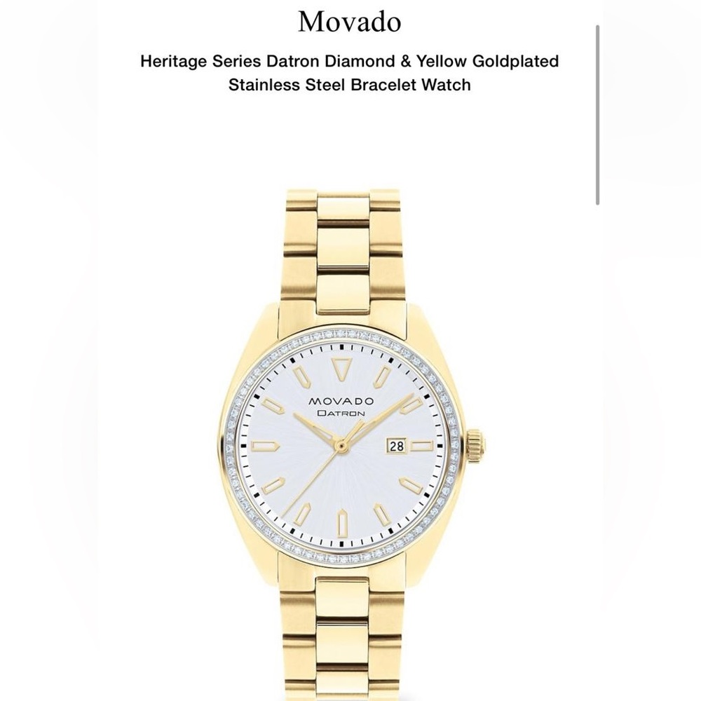 Movado diamond watch